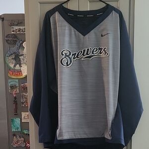 MLB Milwaukee Brewers Nike Dri-Fit Pullover